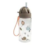 Done By Deer Trinkflasche mit Strohhalm, 350ml – Bild 1