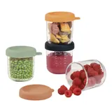 Beaba 4er-Pack Portionsbehälter aus Glas – Bild 4