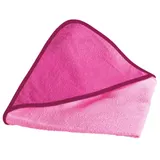 Wörner Kapuzen-Badetuch 80x80 cm rosa – Bild 2