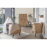 Schardt 3-tlg. Babyzimmer Morris Oak mit 3-türigem Kleiderschrank – Bild 3