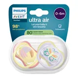 Philips Avent 2er-Pack Schnuller ultra air, 0-6M – Bild 3