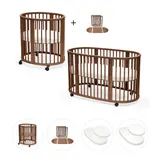 Stokke® Sleepi™ Bundle Sleepi Mini inkl. Umbausatz, 2 Matratzen und 2 Spannbetttüchern – Bild 3