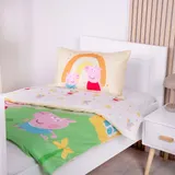 Baby Best Peppa Pig Renforcé Wende-Bettwäsche Peppa Pig 40x60 / 100x135 cm – Bild 4
