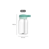 Mepal Mio Trinkflasche mit Strohhalm 450ml – Bild 1