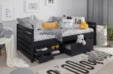 Ticaa Sofabett Naomi inkl. Funktionsschubkästen, 90x200 – Bild 1