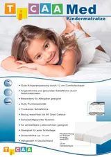 Ticaa Set Rollrost + Kindermatratze MedAllergen 90x200cm – Bild 1
