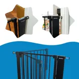 Badabulle Türschutzgitter Safe & Pass mit automatischer Öffnung – Bild 4