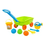 Solini Sandspielzeug-Set Handwagen klein – Bild 1