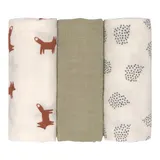 Lässig 3er-Pack Mullwindeln 60x60 cm – Bild 1