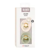 Bibs 2er-Pack Colour Schnuller Latex, anatomisch, ab 6M – Bild 4