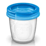 Philips Avent Aufbewahrungsbecher für Muttermilch, SCF619/05, 5x180ml Becher – Bild 1
