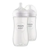 Philips Avent 2er-Pack Babyflasche Natural Response, 330ml, ab 3M – Bild 3