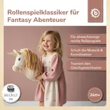 Bieco Steckenpferd Einhorn Aurora aus Holz – Bild 1