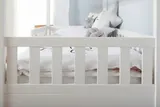 Ticaa Hausbett "Traumhaus" mit 5er Schubkästen Kiefer Weiß – Bild 5