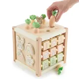 Bieco Motorikwürfel Hase Fine Holz FSC - ab 1 Jahr – Bild 3