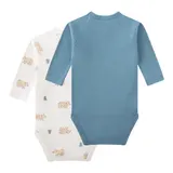 Sanetta 2er-Pack Wickelbodys langarm Bären – Bild 1