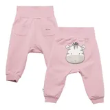 Bornino Sunny Adventure Jogginghose mit Po-Applikation Zebra – Bild 1