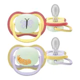 Philips Avent 2er-Pack Schnuller ultra air Nighttime, 0-6M – Bild 1