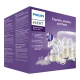 Philips Avent 6-tlg. Starter-Set, Handmilchpumpe SCD430/50, ab Geburt – Bild 1