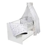 Schardt Babybett mit Ausstattung Classic White 70x140 cm – Bild 3