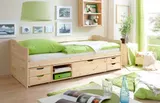 Ticaa Sofabett Funktionsbett Gästebett Marlies Kiefer Natur – Bild 3
