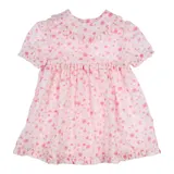 Gymp Kleid kurzarm Blumen Rüschen – Bild 3