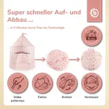 Bieco Kinderzelt Pop-up Dreamy Flowers Prinzessin – Bild 5