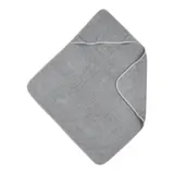 Meyco Baby Kapuzenbadetuch 75x75 cm grau – Bild 3