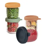 Beaba 4er-Pack Portionsbehälter aus Glas – Bild 5