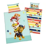 Herding Paw Patrol Flanell Wende-Bettwäsche Paw Patrol 40x60 / 100/135 cm – Bild 1