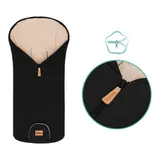 Fillikid Winterfußsack Nevis Cord schwarz – Bild 1