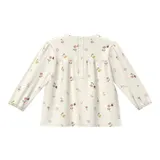 S.Oliver Musselin-Bluse Blumen Bienen – Bild 1