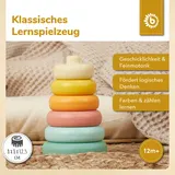 Bieco Silikon Baby Stapelturm Tropical Vibes – Bild 5
