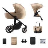 Kinderkraft Kombikinderwagen PRIME 2 2in1 beige – Bild 3