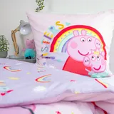 Baby Best Peppa Pig Renforcé Wende-Bettwäsche Peppa Pig 80x80 / 135x200 cm – Bild 4