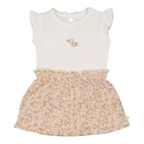 Feetje Krepp-Kleid Flügelarm Blumen Rippqualität – Bild 3