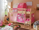 Ticaa Etagenbett Erni Country-V Kiefer Natur Motiv – Bild 1