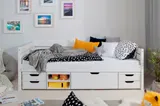Ticaa Sofabett Naomi inkl. Funktionsschubkästen, 90x200 – Bild 1