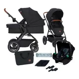 Kinderkraft Kombikinderwagen B-TOUR 3in1 Trio-Set inkl. Babyschale MINK PRO schwarz – Bild 3