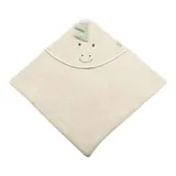Sterntaler Kapuzenbadetuch mit Applikation 100x100 cm beige – Bild 3