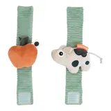 Done By Deer Rasselarmband Kuh Dotti 2 Stück – Bild 3