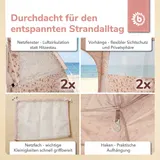 Bieco Pop-Up Strandmuschel XXL (UV 80+) – Bild 5