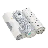 Lässig 3er-Pack Mullwindel Soft Swaddle L 80x80 cm – Bild 3