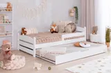 Ticaa Einzelbett „Mello“, Kinderbett, Jugendbett, Schlafzimmer, Kinderzimmer – Bild 1