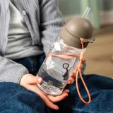 Done By Deer Trinkflasche mit Strohhalm, 350ml – Bild 5