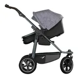 Tfk Kombikinderwagen Mono 3 grau – Bild 1