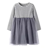 Name It Kleid langarm Tüllrock Ringel – Bild 2