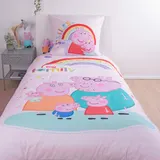 Baby Best Peppa Pig Renforcé Wende-Bettwäsche Peppa Pig 80x80 / 135x200 cm – Bild 1