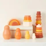 Bieco Silikon Baby Stapelturm Chocolate Bliss – Bild 5