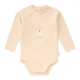 Bornino Lieblinge 5er-Pack Wickelbodys langarm Ringel Bär – Bild 5